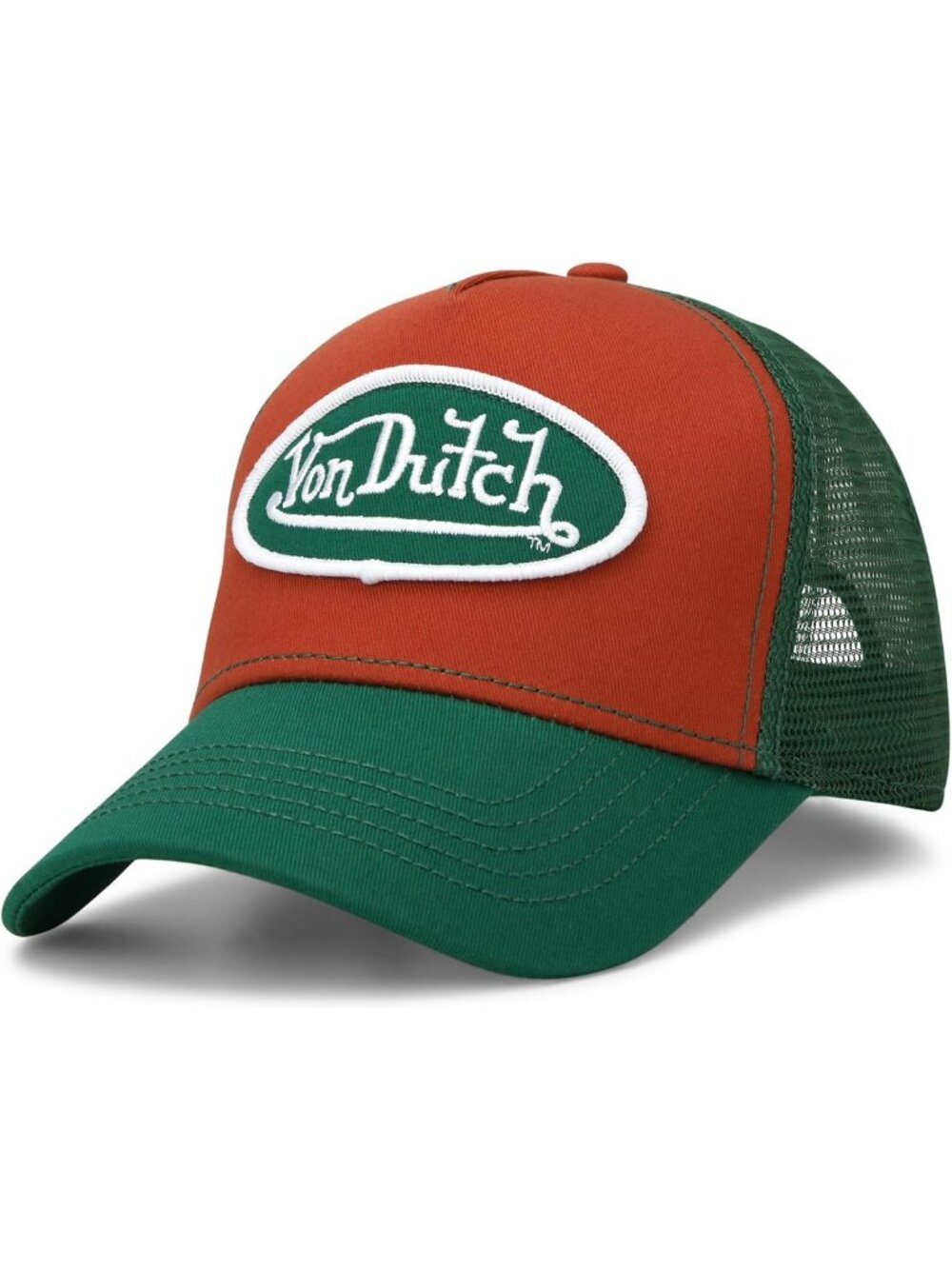 Colorblock Unisex Trucker Hat | Mesh Back, Curved Bill, Snapback Style